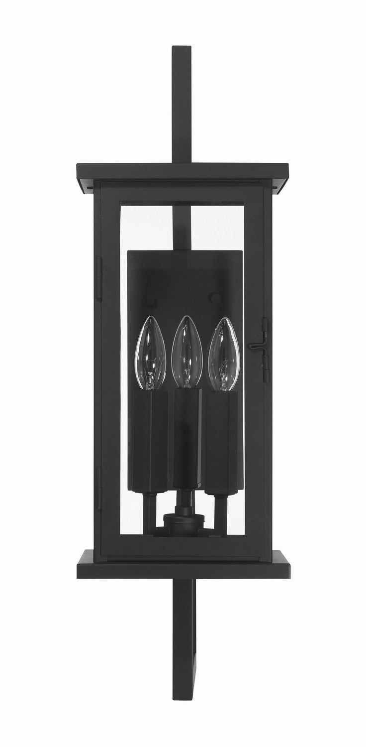 Craftmade - ZA8010-TB - Three Light Outdoor Wall Lantern - Jordan - Textured Black