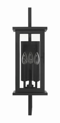 Craftmade - ZA8010-TB - Three Light Outdoor Wall Lantern - Jordan - Textured Black