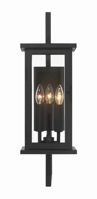 Craftmade - ZA8010-TB - Three Light Outdoor Wall Lantern - Jordan - Textured Black