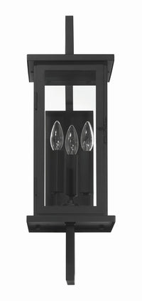 Craftmade - ZA8010-TB - Three Light Outdoor Wall Lantern - Jordan - Textured Black