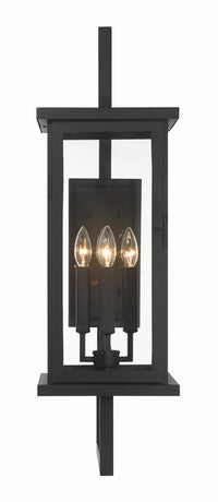Craftmade - ZA8020-TB - Four Light Outdoor Wall Lantern - Jordan - Textured Black