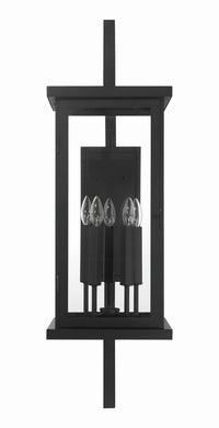 Craftmade - ZA8030-TB - Four Light Outdoor Wall Lantern - Jordan - Textured Black