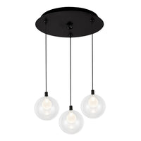 Kuzco Lighting - MP3106BK-03 - LED Pendant - Bolla - Black
