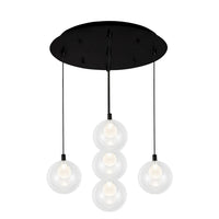 Kuzco Lighting - MP3106BK-05 - LED Pendant - Bolla - Black