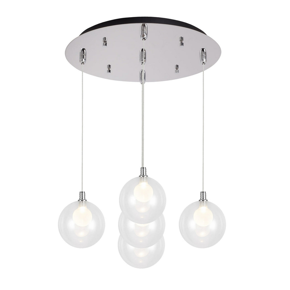 Kuzco Lighting - MP3106CH-05 - LED Pendant - Bolla - Chrome