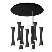 Kuzco Lighting - MP42502BK-09 - LED Pendant - Robson - Black