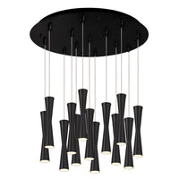 Kuzco Lighting - MP42502BK-13 - LED Pendant - Robson - Black
