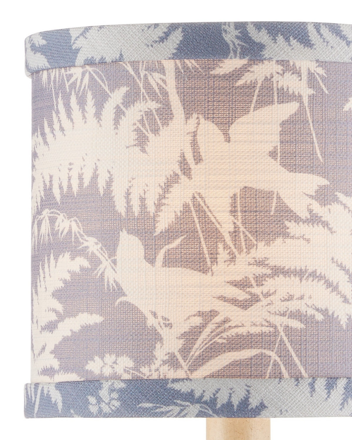 Currey and Company - 0900-0056 - Chandelier Shade - Aviary - Dusty Blue/Ivory