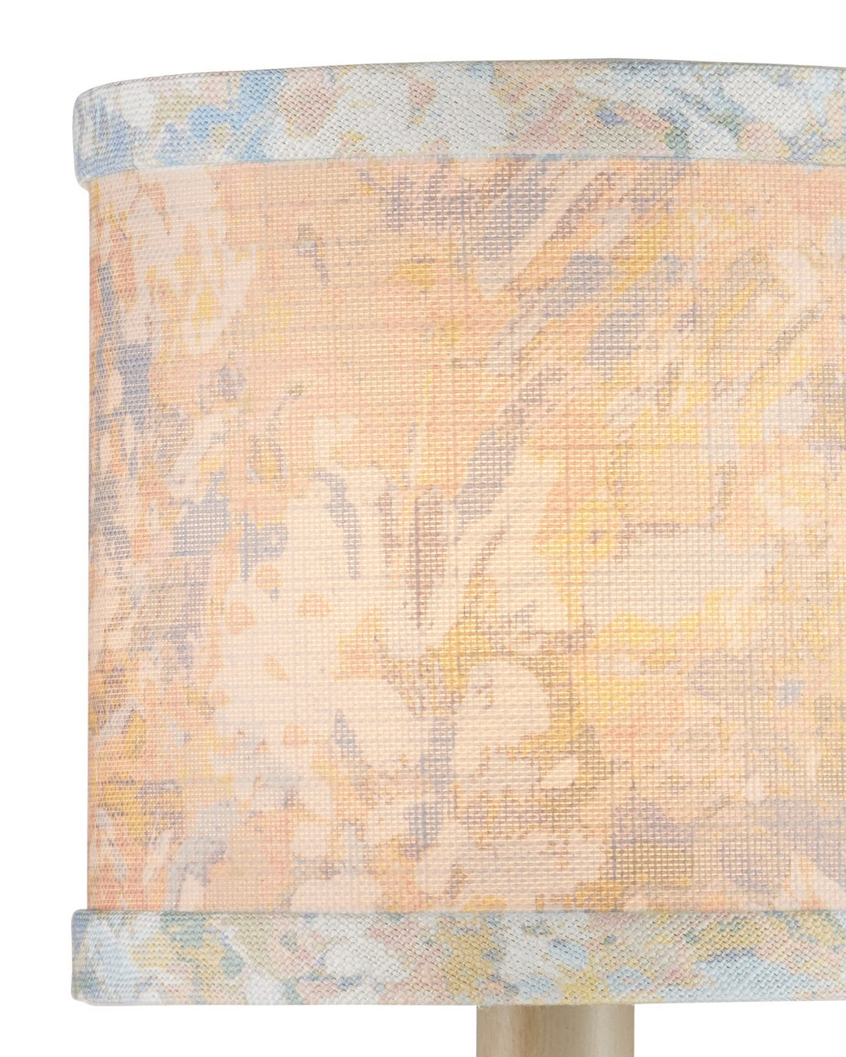 Currey and Company - 0900-0060 - Chandelier Shade - Wildflower - Pastel Blue/Pastel Pink/Ivory