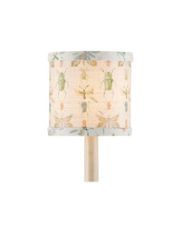 Currey and Company - 0900-0061 - Chandelier Shade - Bug Parade - Ivory/Green/Yellow/Blue/Orange