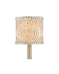 Currey and Company - 0900-0062 - Chandelier Shade - Lenore - Gold/Brown/Ivory
