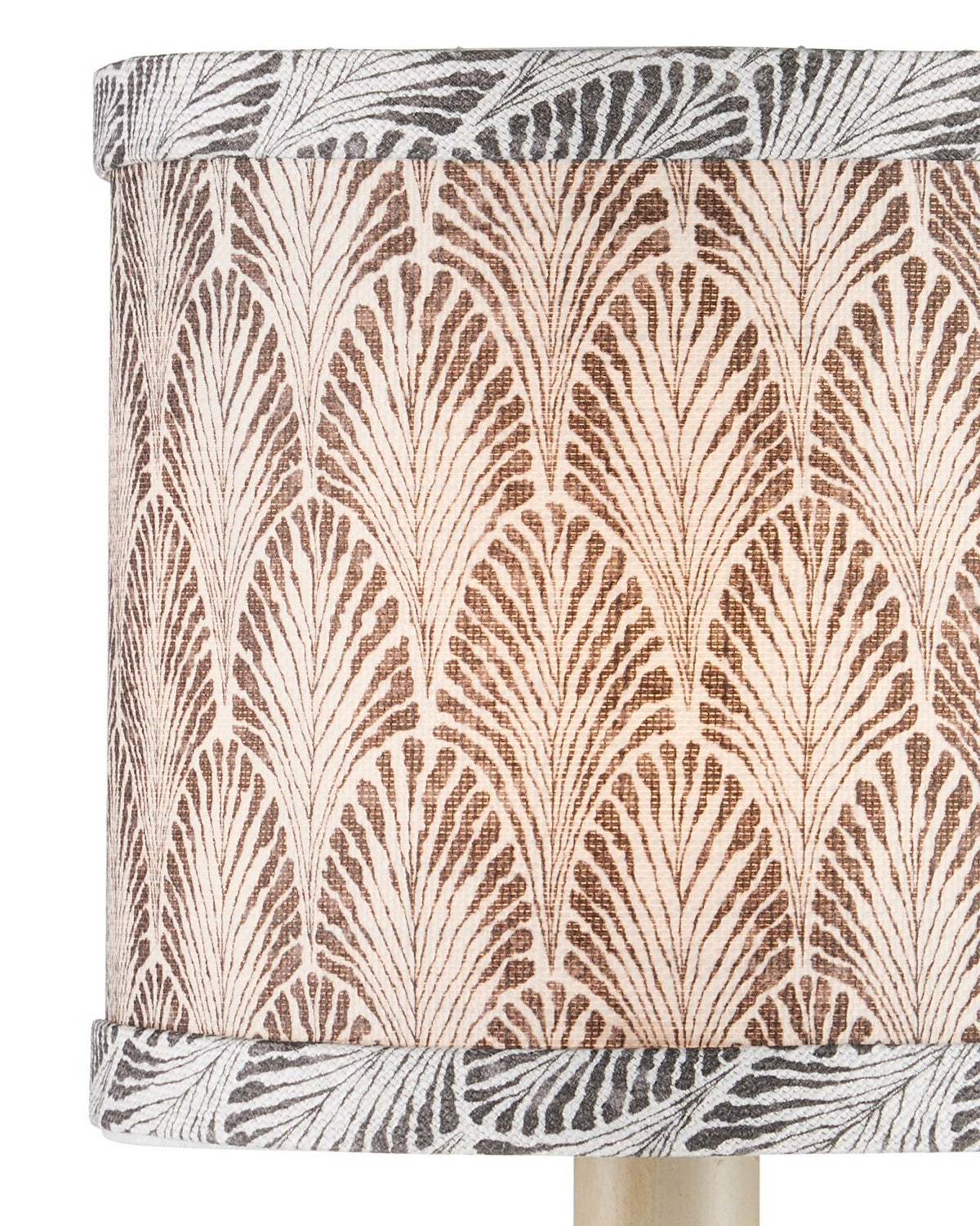 Currey and Company - 0900-0066 - Chandelier Shade - Plume - Stone/Ivory