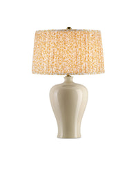 Currey and Company - 0900-6002 - Lamp Shade - Maiden Fern - Yellow/Ivory