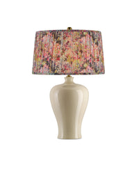 Currey and Company - 0900-6003 - Lamp Shade - Wildflower - Magenta/Green/Blue