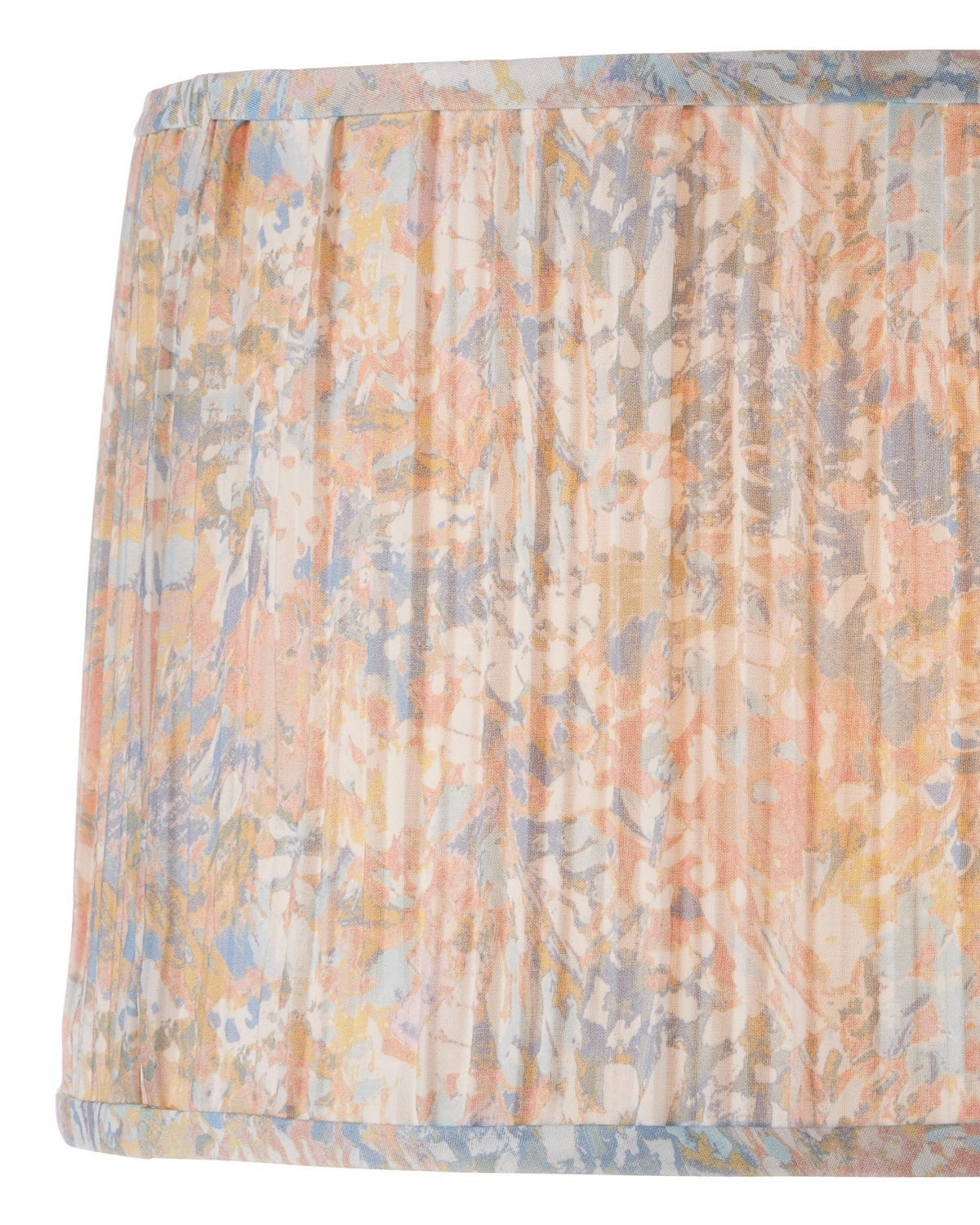 Currey and Company - 0900-6004 - Lamp Shade - Wildflower - Pastel Blue/Pastel Pink/Ivory