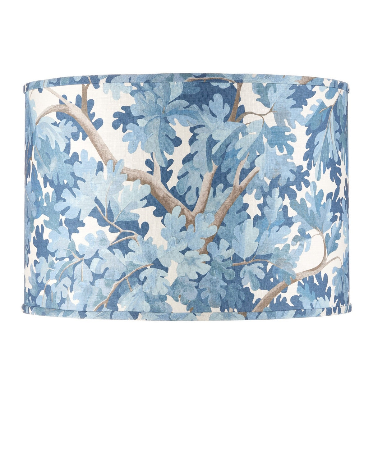 Currey and Company - 0900-6011 - Lamp Shade - Woodland - Blue/Brown/Ivory