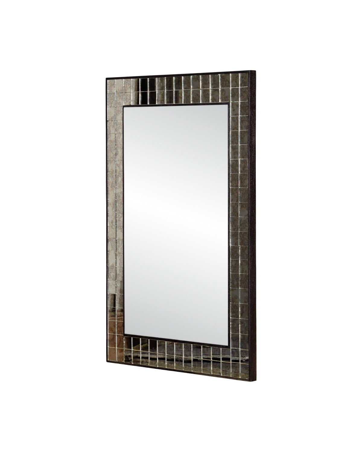 Currey and Company - 1000-0166 - Mirror - Mosaico - Ebony/Antique Mirror