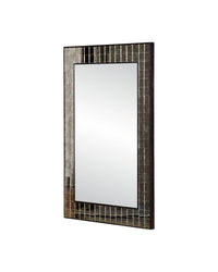 Currey and Company - 1000-0166 - Mirror - Mosaico - Ebony/Antique Mirror