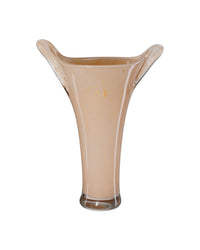 Currey and Company - 1200-0989 - Vase - Tamara Tall Vase - Soft Peach / Gold