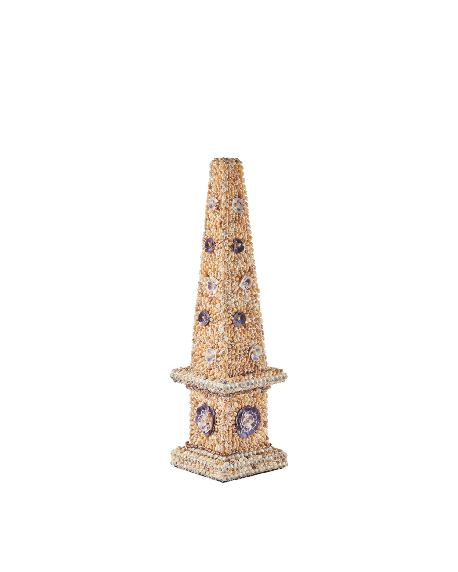 Currey and Company - 1200-1042 - Obelisk - Coquillage - Natural ...