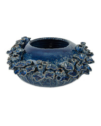 Currey and Company - 1200-1047 - Bowl - Sunken - Reactive Dark Blue