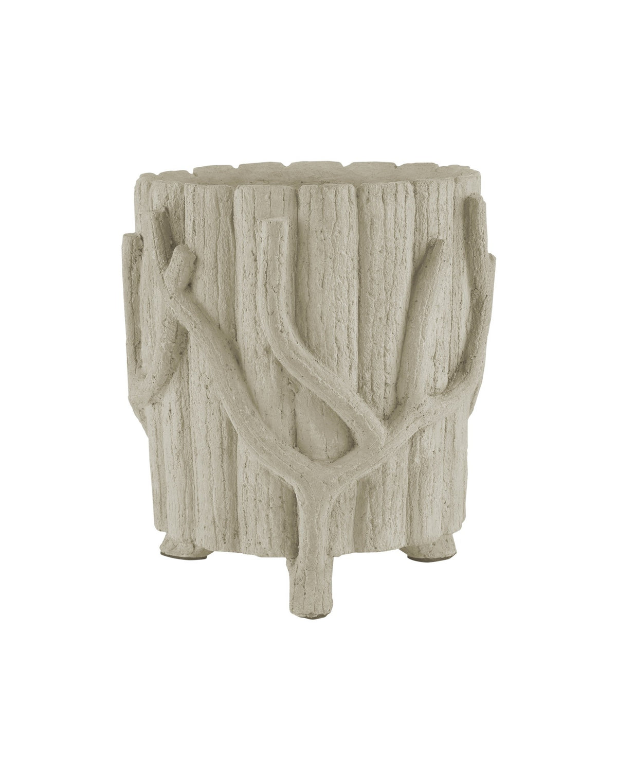 Currey and Company - 2200-0020 - Planter - Faux Bois Planter Collection - Portland / Faux Bois