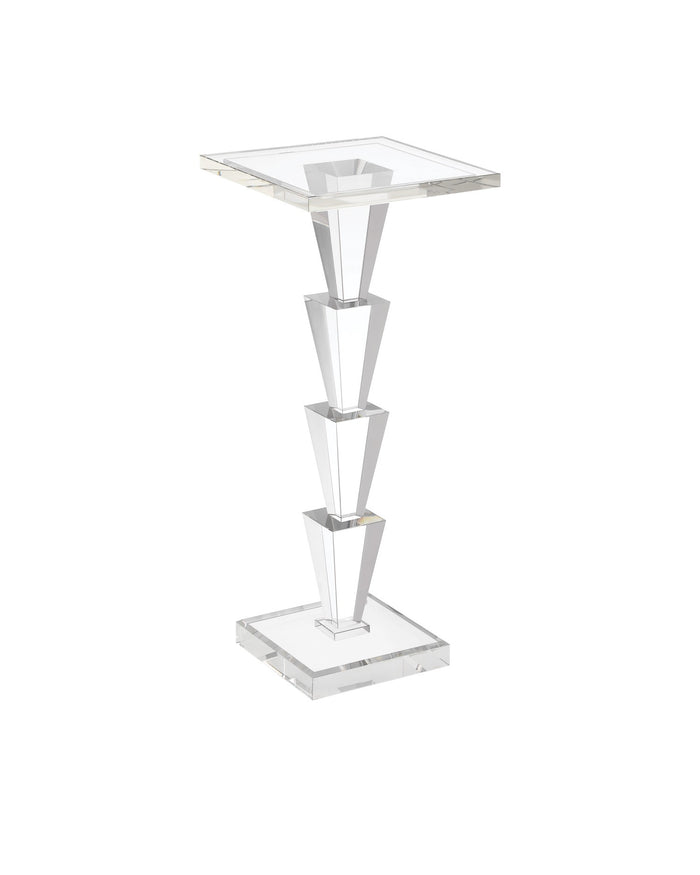 Currey and Company - 3000-0319 - Drinks Table - Tiana - Clear