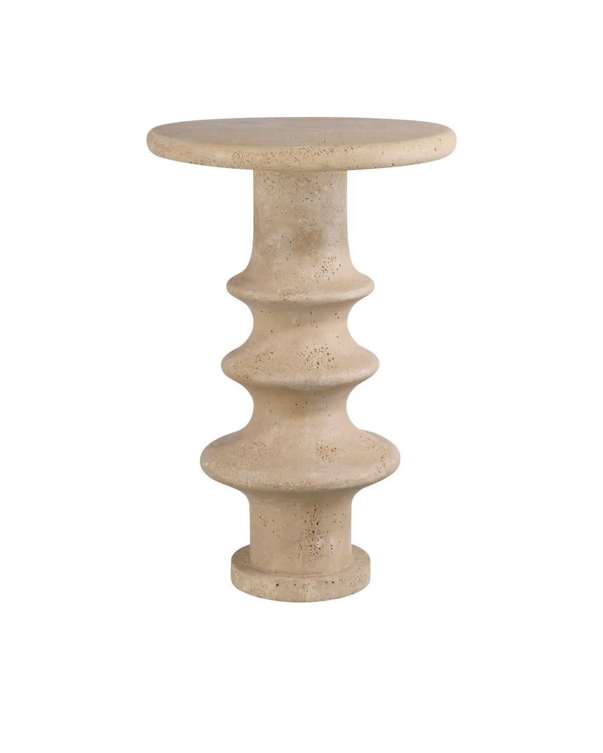 Currey and Company - 3000-0321 - Accent Table - Rollins Accent Table - Beige