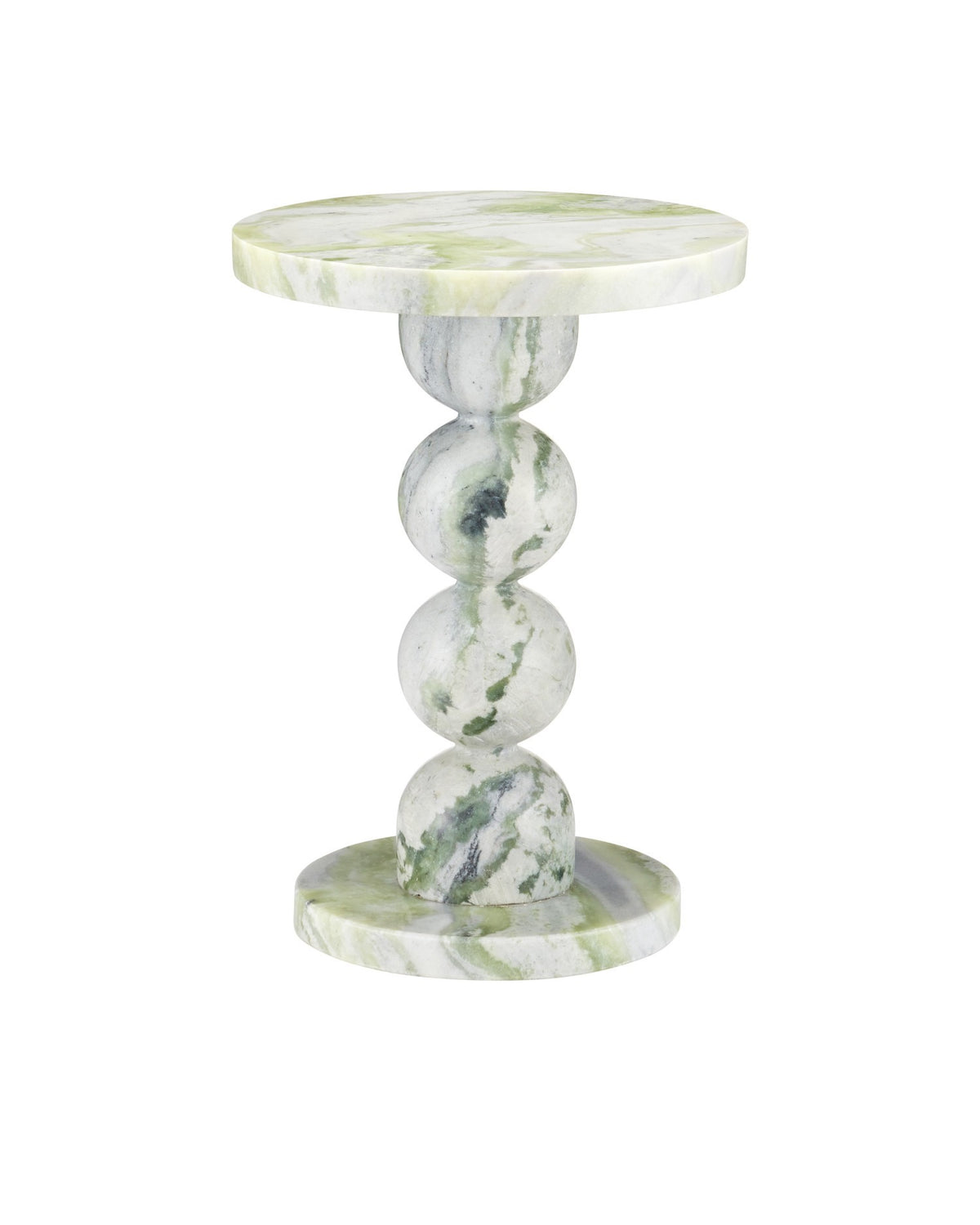 Currey and Company - 3000-0325 - Accent Table - Turner Green Onyx Accent Table - Natural