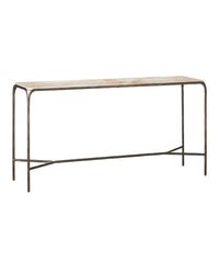 Currey and Company - 4000-0219 - Console Table - Crema - Natural/Bronze
