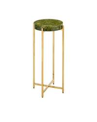 Currey and Company - 4000-0228 - Drinks Table - Rina - Green / Brass
