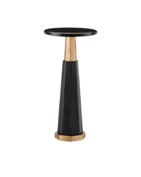 Currey and Company - 4000-0234 - Drinks Table - Gieves - Black/Bronze/Antique Brass