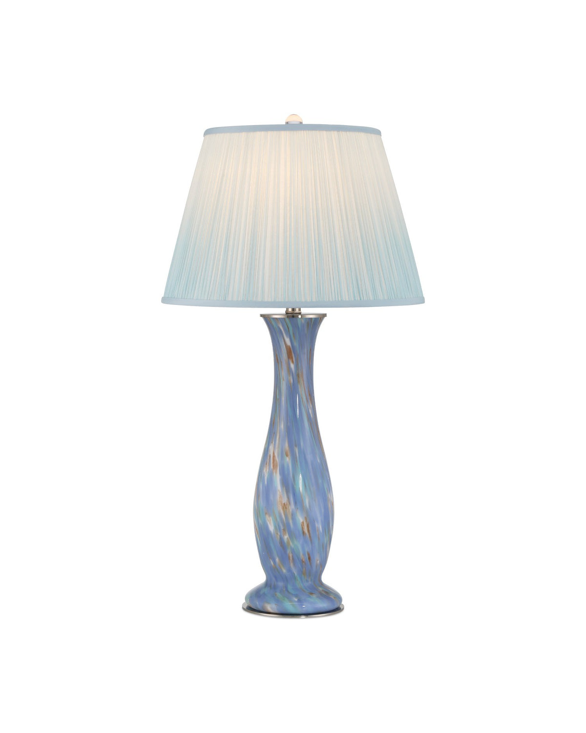 Currey and Company - 6000-1012 - One Light Table Lamp - Lapis Blue Table Lamp - Blue / Pale Brown