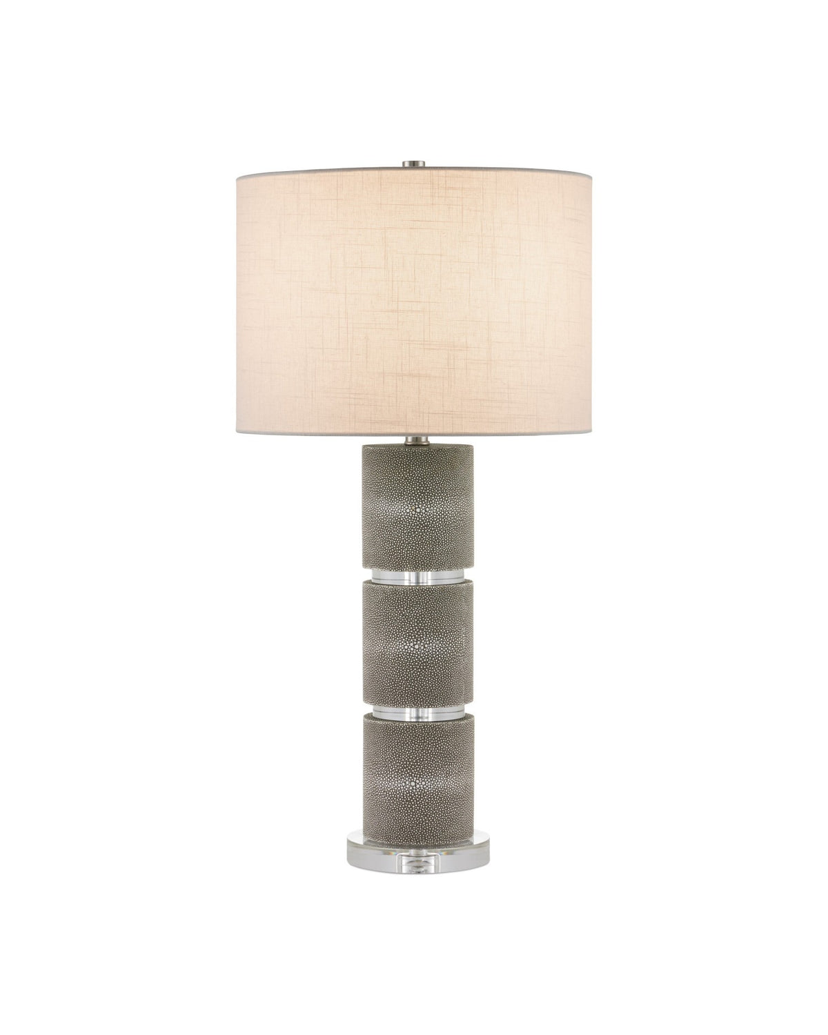 Currey and Company - 6000-1034 - One Light Table Lamp - Lofitt Table Lamp - Gray / Clear