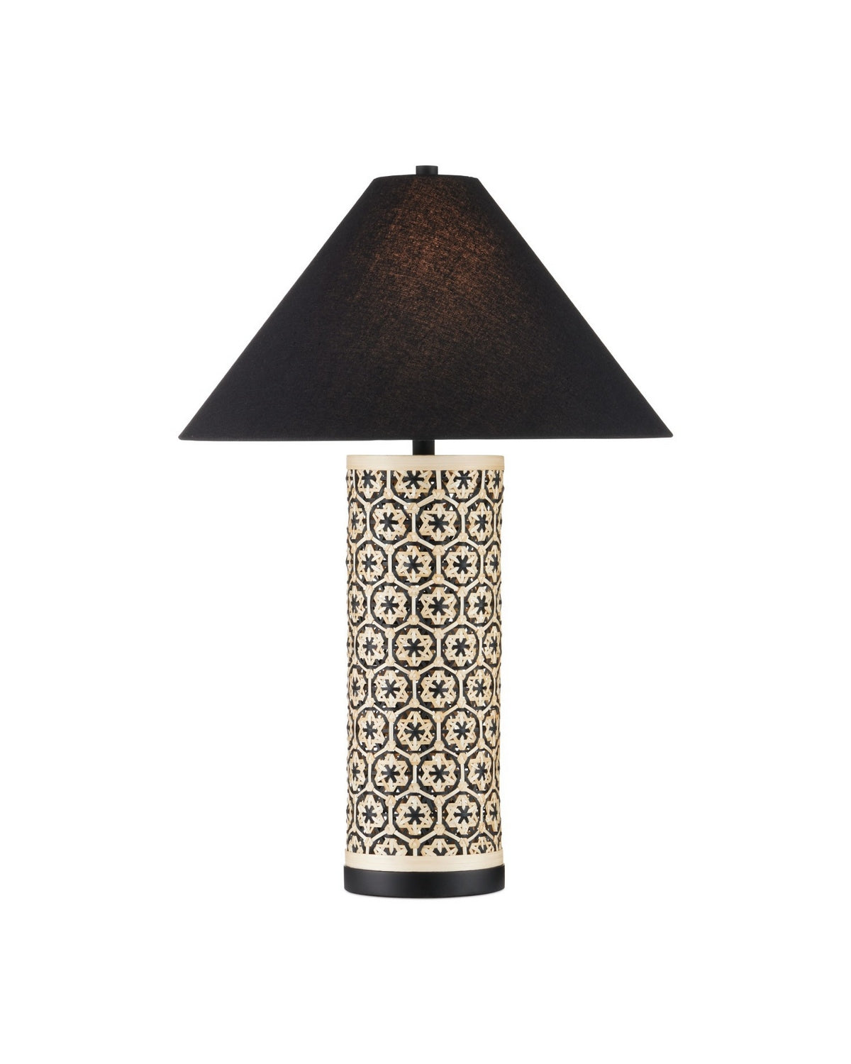 Currey and Company - 6000-1036 - One Light Table Lamp - Nebulon - Natural/Black