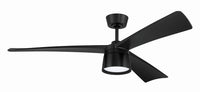 Craftmade - CTO52FB3 - 52" Ceiling Fan - Canto 52" 3-Blade In/Outdoor Ceiling Fan - Flat Black