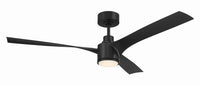 Craftmade - PHB52FB3 - 52" Ceiling Fan - Phoebe 52" In/Outdoor Ceiling Fan - Flat Black