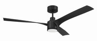 Craftmade - PHB52FB3 - 52" Ceiling Fan - Phoebe 52" In/Outdoor Ceiling Fan - Flat Black