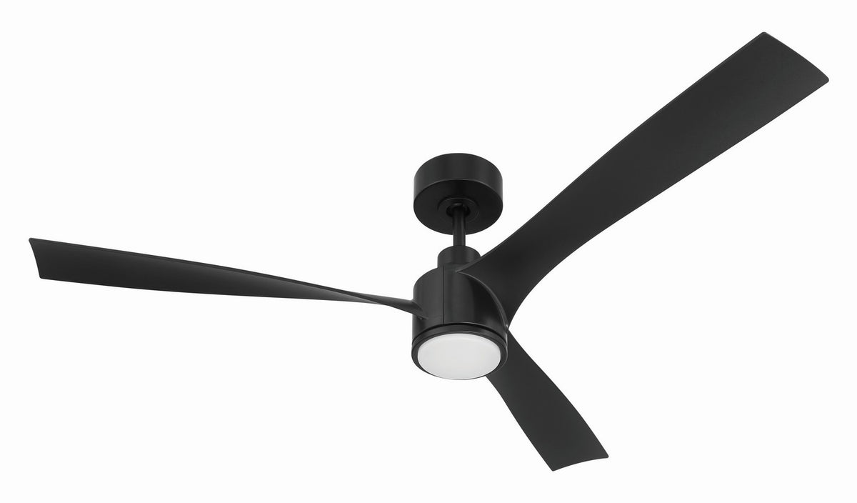 Craftmade - PHB52FB3 - 52" Ceiling Fan - Phoebe 52" In/Outdoor Ceiling Fan - Flat Black