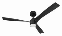 Craftmade - PHB52FB3 - 52" Ceiling Fan - Phoebe 52" In/Outdoor Ceiling Fan - Flat Black