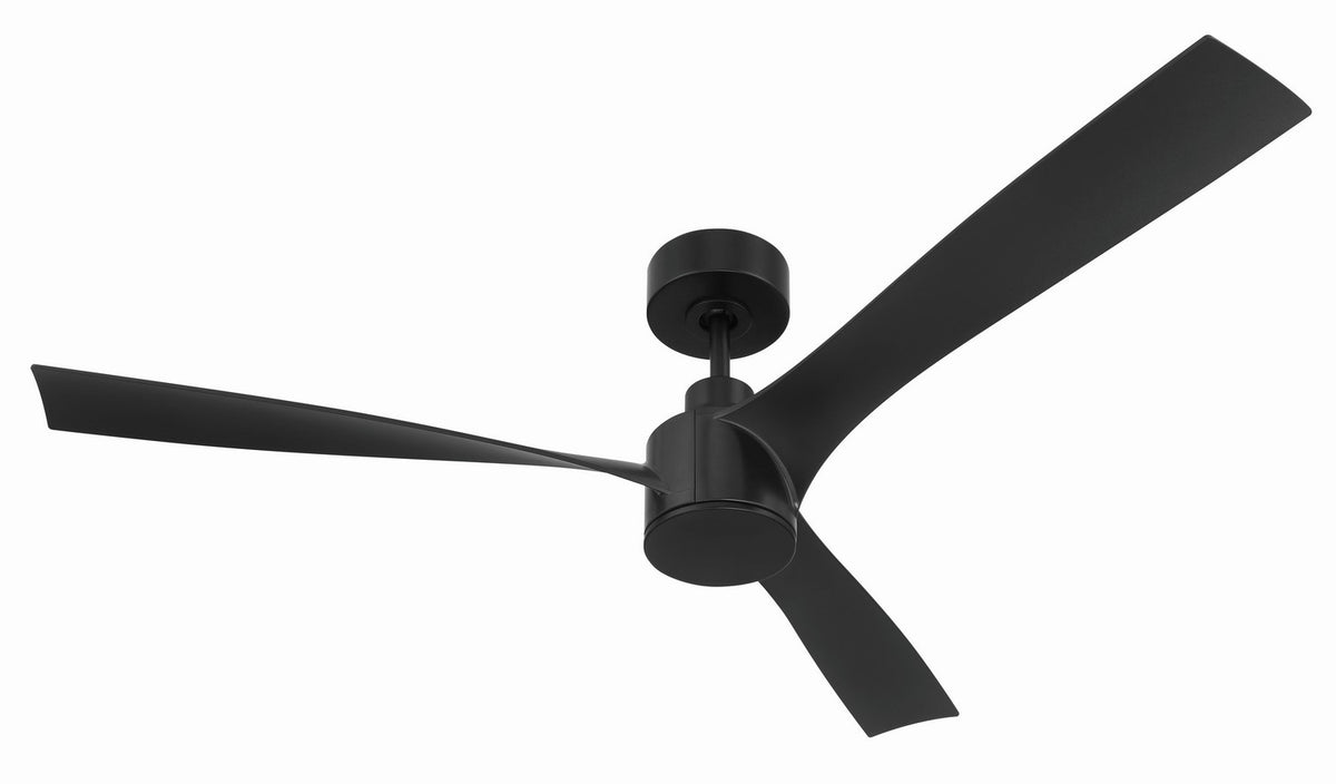 Craftmade - PHB52FB3 - 52" Ceiling Fan - Phoebe 52" In/Outdoor Ceiling Fan - Flat Black