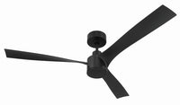 Craftmade - PHB52FB3 - 52" Ceiling Fan - Phoebe 52" In/Outdoor Ceiling Fan - Flat Black
