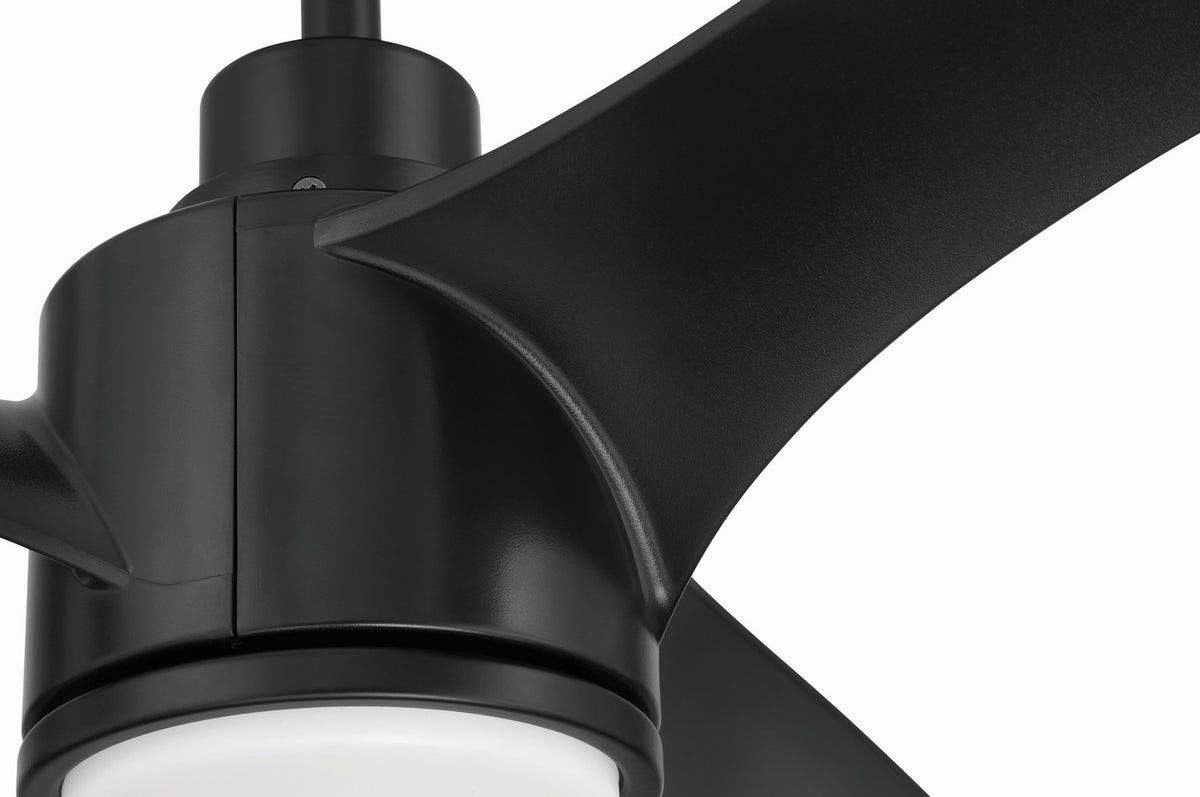 Craftmade - PHB52FB3 - 52" Ceiling Fan - Phoebe 52" In/Outdoor Ceiling Fan - Flat Black
