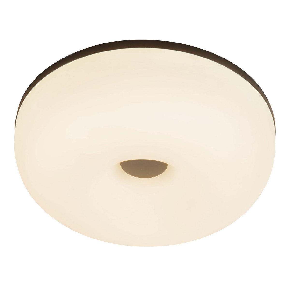 Kuzco Lighting - FM69012-BK/OP - LED Flush Mount - Jada - Black/Opal Glass