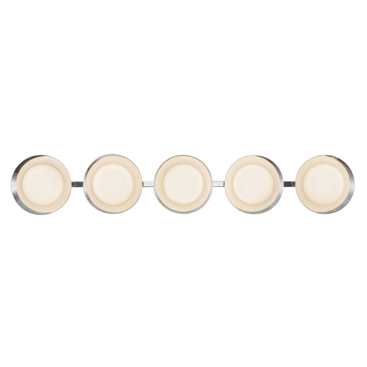 Kuzco Lighting - VL77936-CH/OP - LED Bathroom Vanity - Cleo - Chrome/Opal Glass