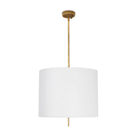 Regina Andrew - 16-1518WT - Two Light Pendant - Clove - Antique Gold Leaf