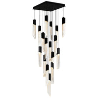 CWI Lighting - 1723P24-17-101 - LED Chandelier - Petra - Black