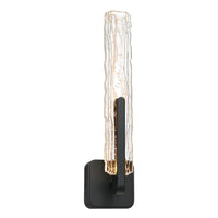 CWI Lighting - 1725W19-1-101-A - LED Wall Sconce - Curva - Sand Black