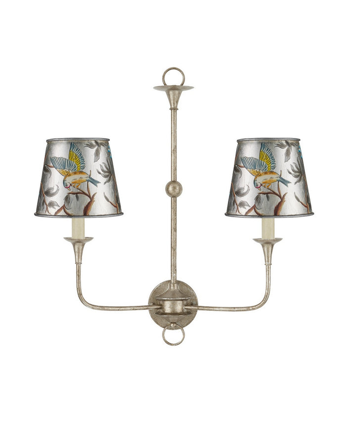 Currey and Company - 0900-0068 - Chandelier Shade - Victoria - Silver