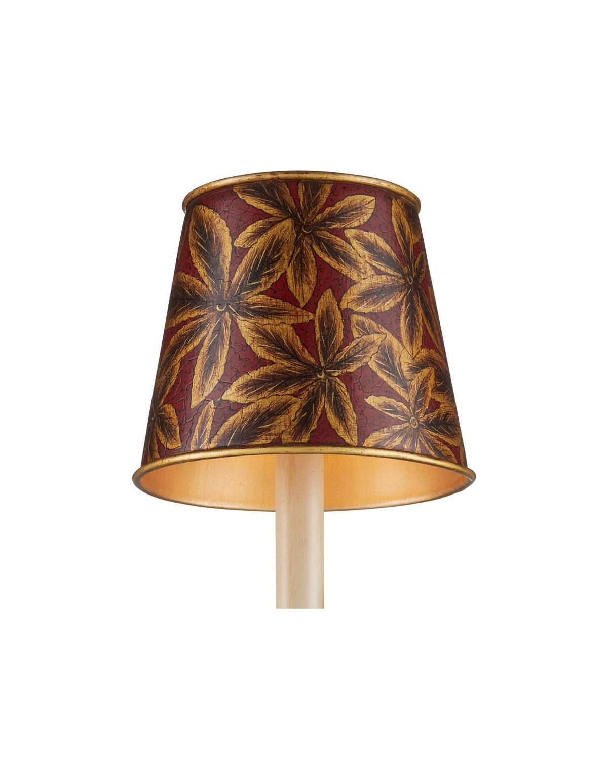 Currey and Company - 0900-0070 - Chandelier Shade - Castagno - Gold/Red